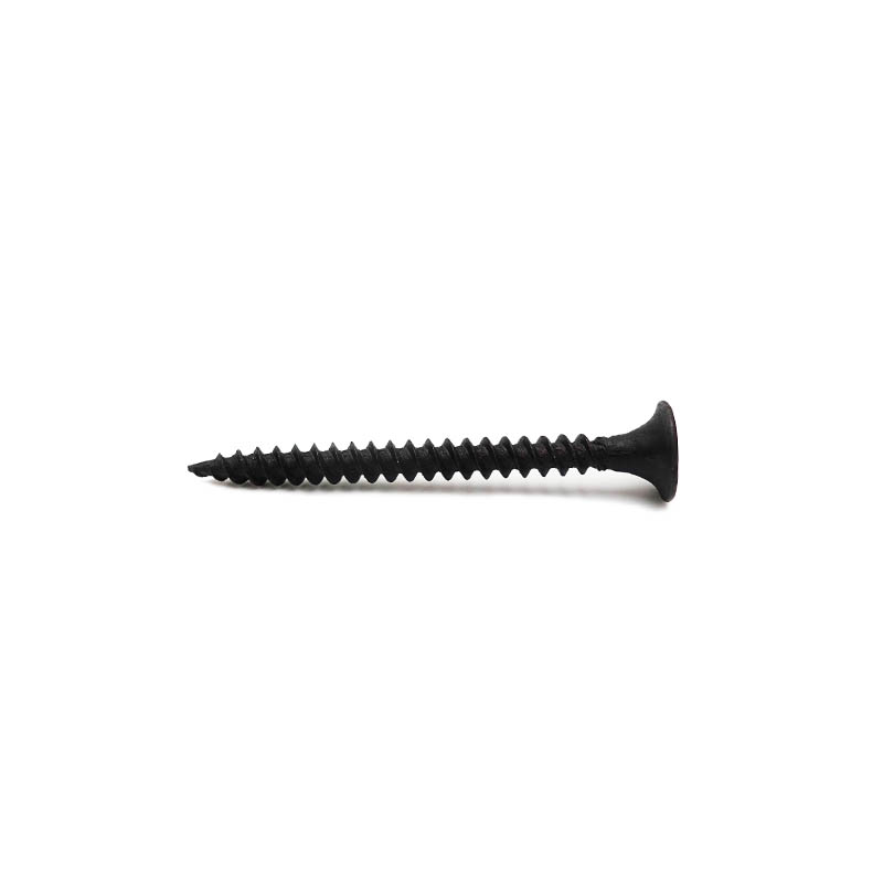 Phillips drive bugle head drywall screw black phosphated fine thread3