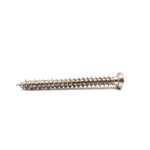 Torx drive countersunk flat head self tapping screw yellow nickel plated with cutting lines
