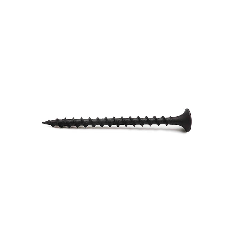 Phillips drive bugle head drywall screw black phosphated coarse thread2