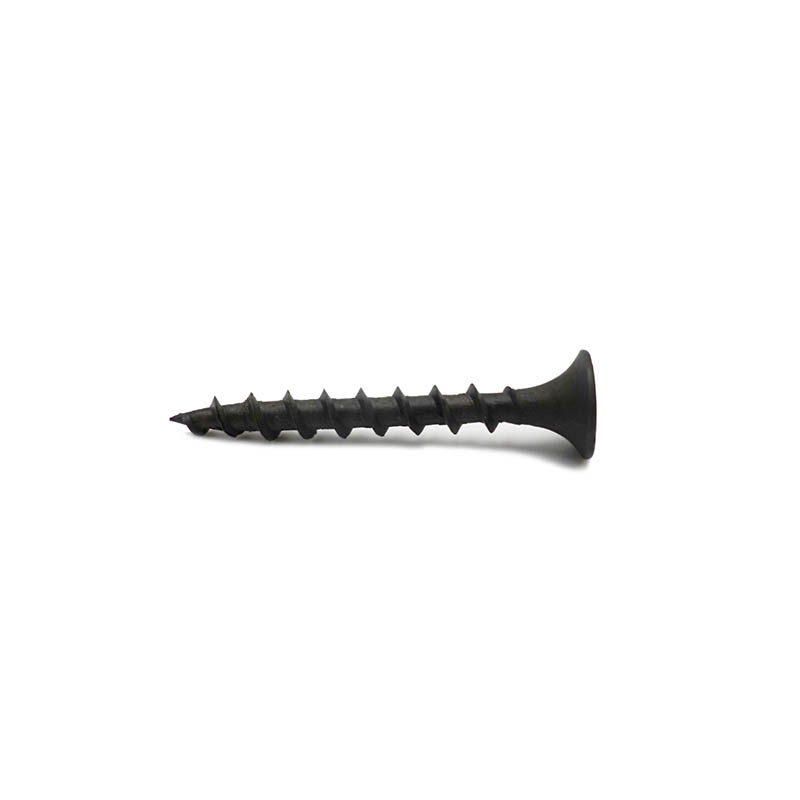 Phillips drive bugle head drywall screw black phosphated coarse thread1