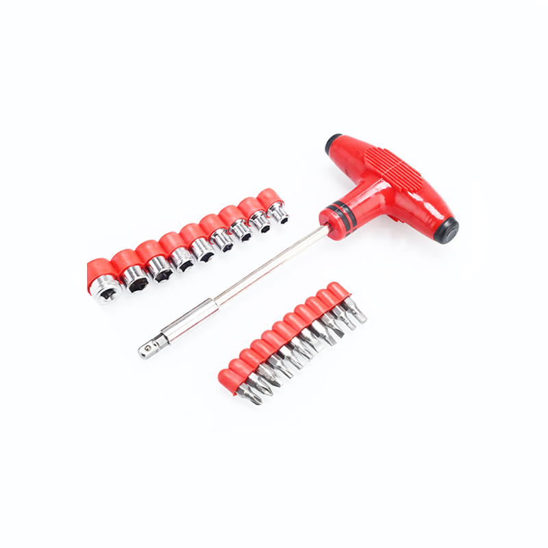 24PC screwdriver red t combination