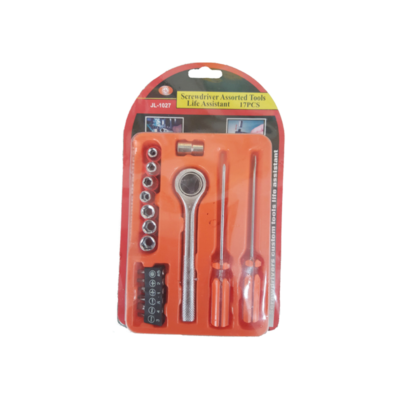 17PC home h handle combination tool