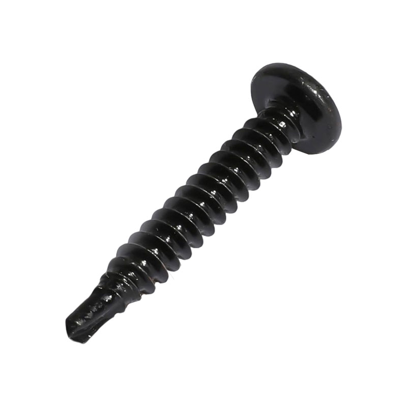 Phillips wafer head self drilling screw black ruspert
