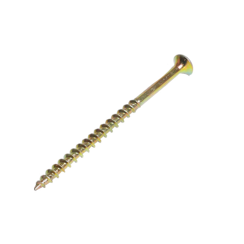 Phillips bugle head drywall screw yellow zinc plated