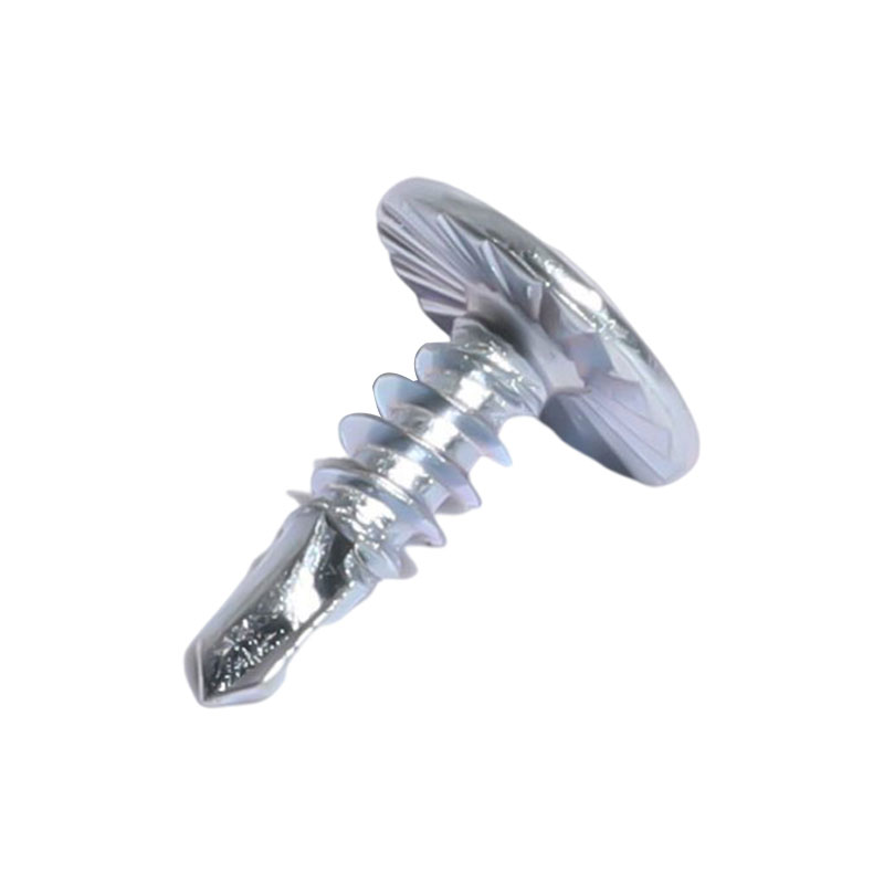Phillips drive wafer head self drilling screw zinc plated