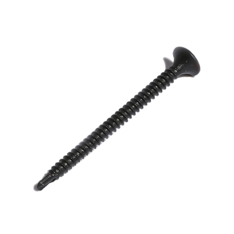 Phillips bugle head self drilling screw black phosphated-din7504k