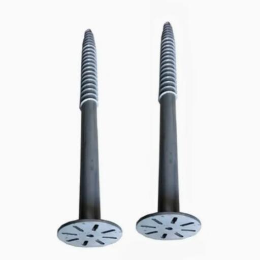 Building Construction Helical Screw Piles Helical Piers Fence Ground Anchors