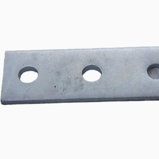 Three Hole Flat Plate Strut Channel General Fittings 3 Hole Splice Plate Hole Channel Connector